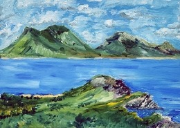 Cill Rialaig across the water 2